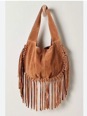 Free People Riley Suede Fringe Bag